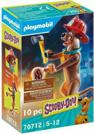 Scooby-Doo Συλλεκτική Φιγούρα Scooby "Πυροσβέστης"