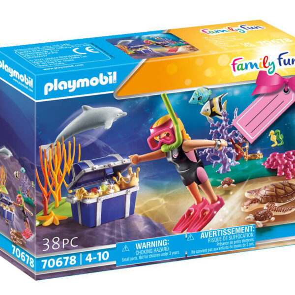 Family Fun Δύτρια με Σεντούκι Θησαυρού