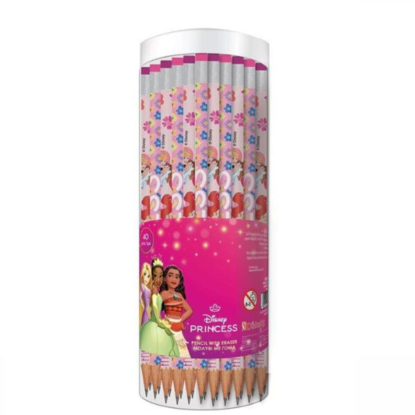 Μολύβι με γόμα Princess 2 σχέδια