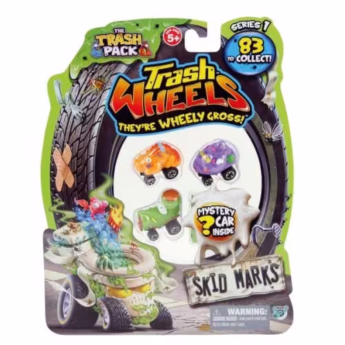 Trash Pack Wheels Blister 4 Τεμάχια