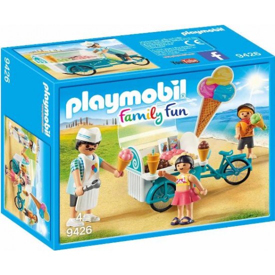 Παγωτατζής Με Ποδήλατο Ψυγείο - Ice Cream Cart