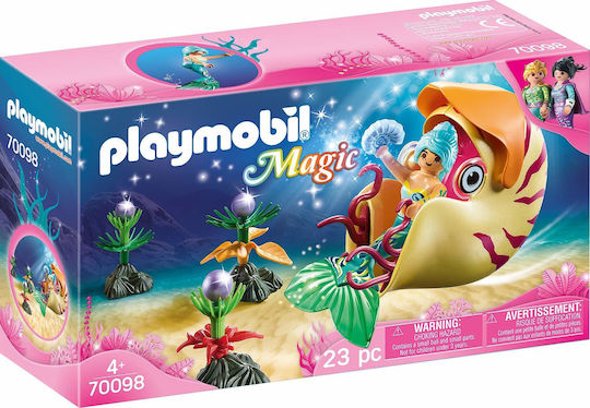 Playmobil Magic Γοργόνα Με Θαλάσσιο Σαλιγκάρι Γόνδολα