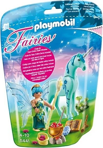 Fairies Νεράιδα του Άστρου με Μονόκερο Ζαφειρένια