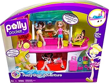 Polly pocket Μίνι Κρουαζιερόπλοιο & Πισίνα 2 σε 1