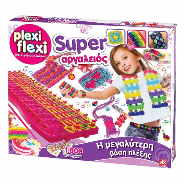 As company Plexi Flexi Σετ Με Super Αργαλειό Και 1000 Λαστιχάκια