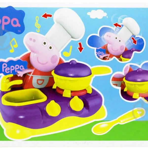 Σετ παιχνιδιού κουζίνα Peppa Pig με ηχητικά εφέ