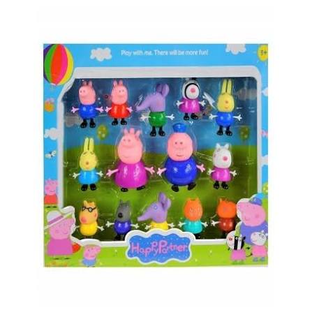 ΣΕΤ ΦΙΓΟΥΡΕΣ PEPPA FAMILY AND FRIENDS 14 ΤΕΜΑΧΙΩΝ
